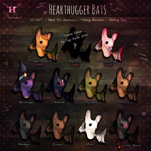 +Half-Deer+ Hearthugger Bat - Candy Pop RARE