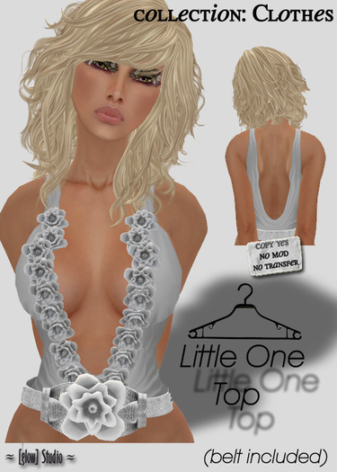 [ glow ] studio Little One Top White