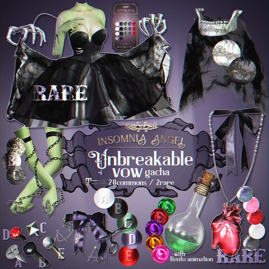 Insomnia Angel . unbreakable vow - tiara (noir)