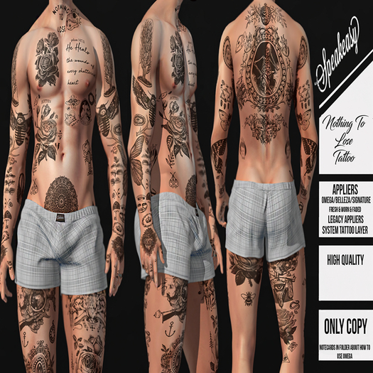 { Speakeasy } Nothing To Lose Tattoo