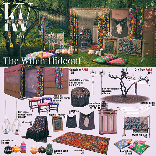 KraftWork The Witch Hideout . Hanging String Lights
