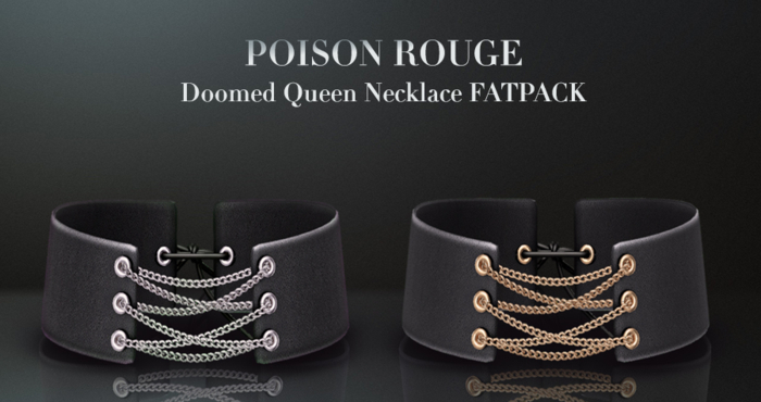 POISON ROUGE Doomed Queen Necklace FATPACK