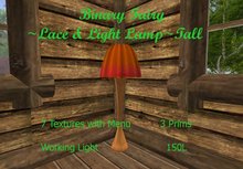Binary Fairy~Lace and Light Lamp Tall