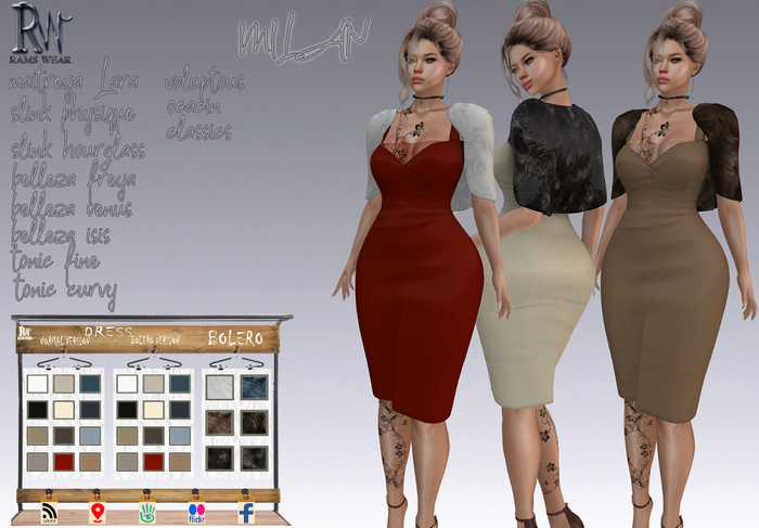 RAMS WEAR -Dress-Milan - DEMO