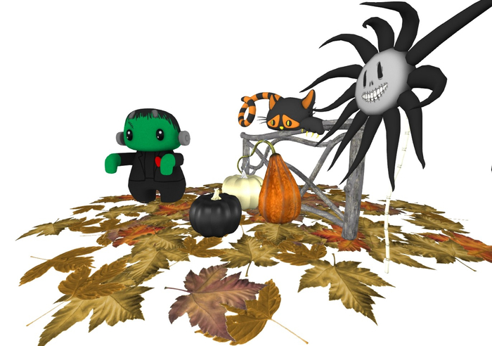 .:TT:  HALLOWEEN KITTIES GATCHA FRANKIE