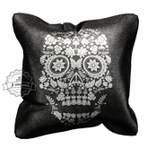 .random.Matter. - Paint It Black - Pillow [Sugar Skull]