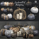 05 Fancy Decor: Enchanted Pumpkin - blue A