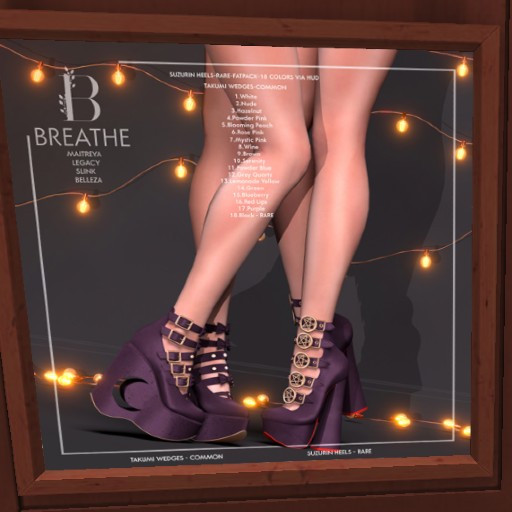 [BREATHE]-Takumi Wedges-Blueberry-M.LARA