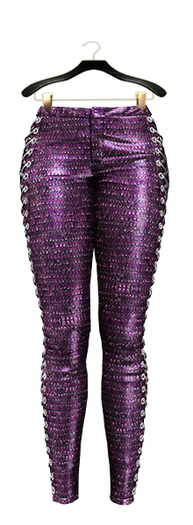 GGVG AMAYA DRAGON SKIN PANT PURPLE
