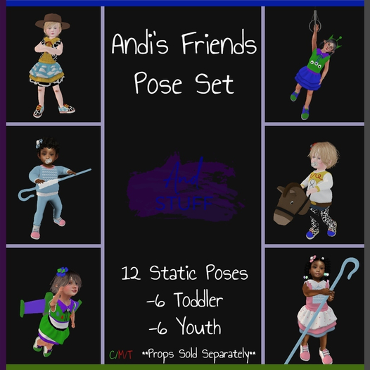:And Stuff: Andi's Friends Pose Set