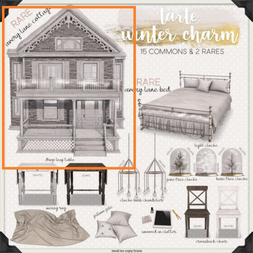 tarte. avery lane cottage RARE