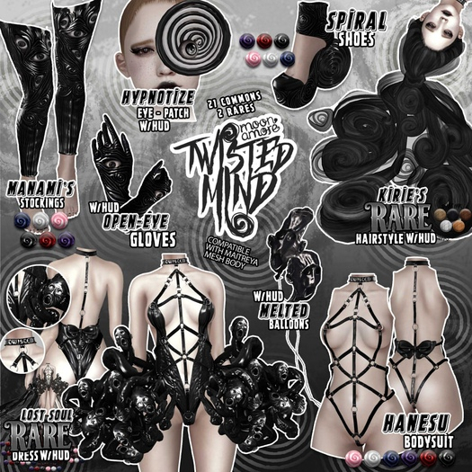 :Moon amore: Twisted Mind - MANAMI'S STOCKINGS- BUBBLEGUM