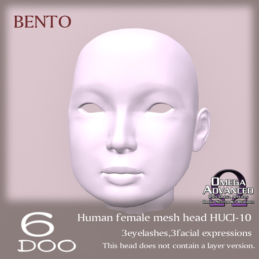 DEMO *6DOO* bento Human mesh head HUCI-10