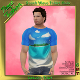 Peeps Fashion Beach Wave Tshirt Male