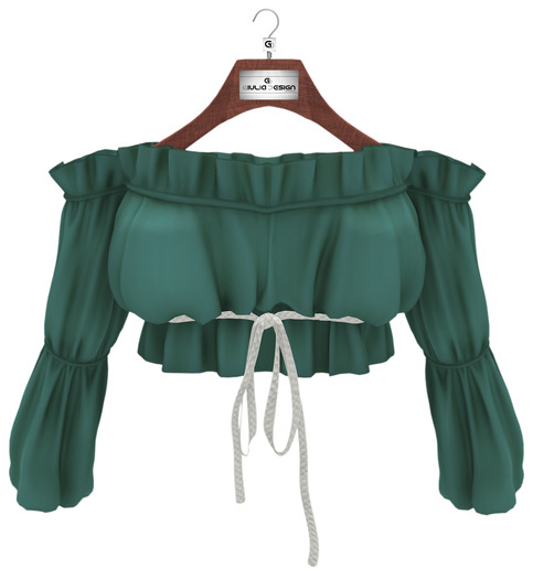 [GIULIADESIGN] -CHOISE-TOP GREEN