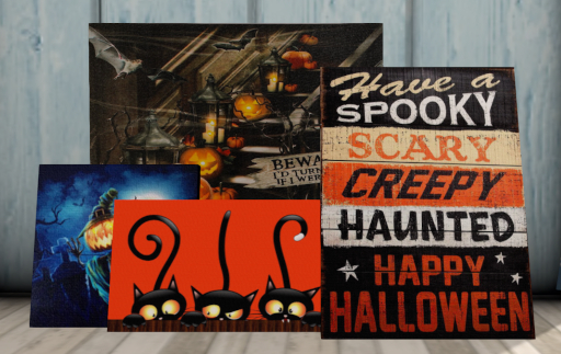 Beware Turn Back Halloween Grouping