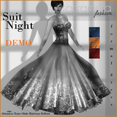 :-AF-: "Suit Night" fitted formal dress demo