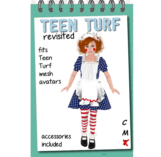 Teen Turf Rag Doll Costume