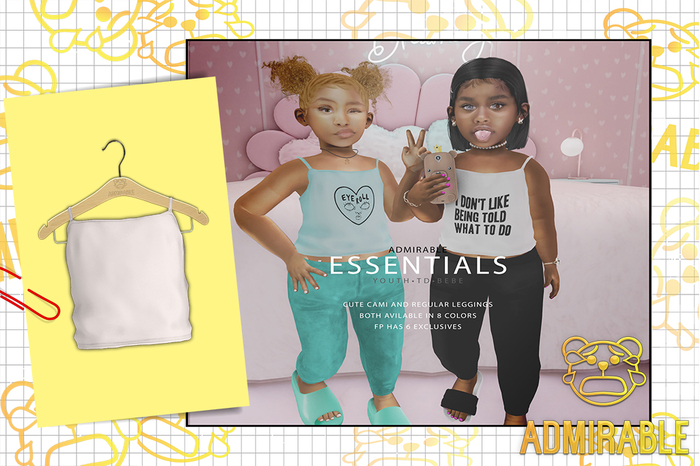 Admirable- Cute Cami (White)