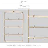 Dahlia - Essential - Display Rack - Gold Dust 