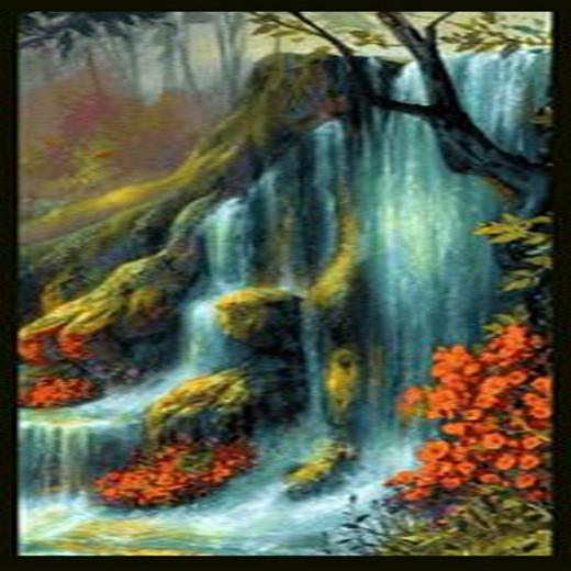 ART ANIMATED WATERFALL 2 FANTASMAGORIA BY FLAME