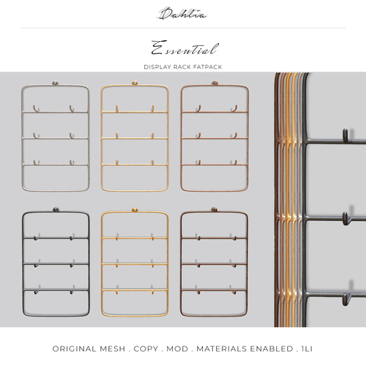 Dahlia - Essential - Display Rack - FATPACK 