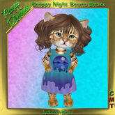 Peeps Dinkies Drippy Night Scene Landscape Dress