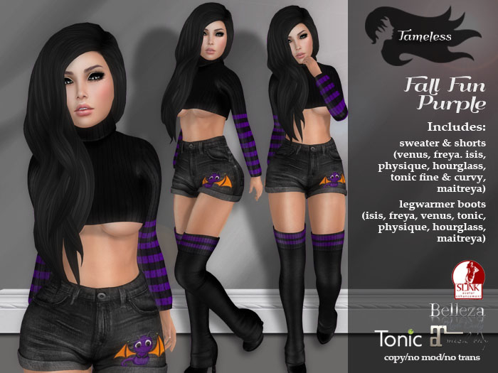 Tameless Fall Fun Purple