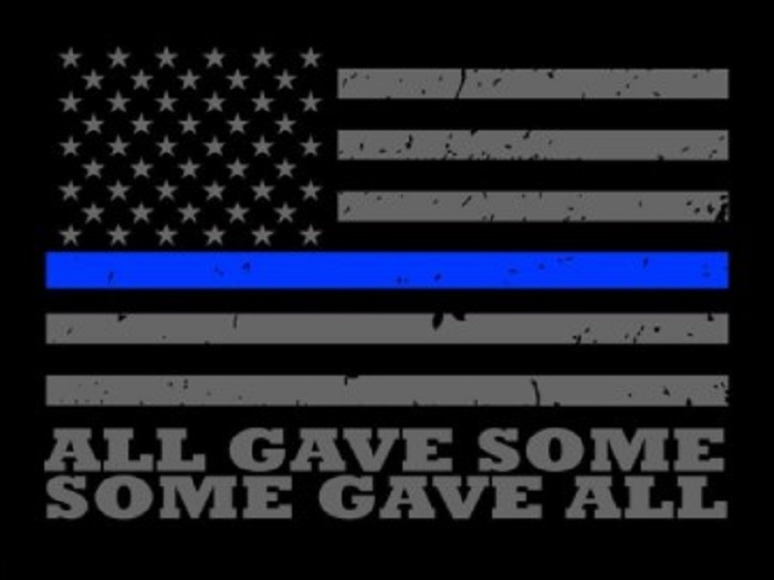 Thin Blue Line-Some Gave All Poster