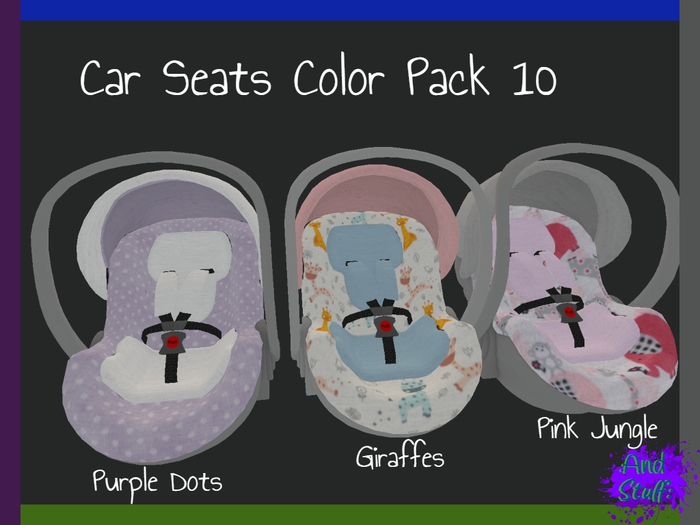:And Stuff: Car Seats Color Pack 10