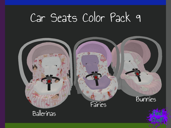 :And Stuff: Car Seats Color Pack 9