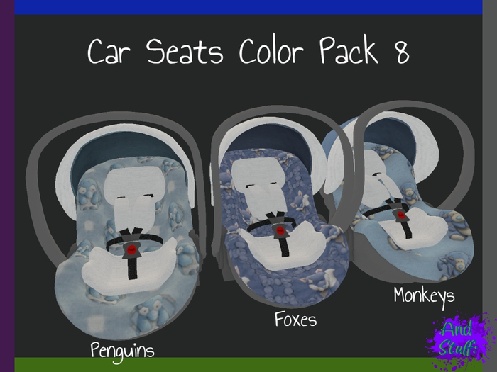 :And Stuff: Car Seats Color Pack 8