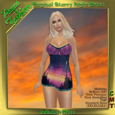Peeps Fashion Magical Starry Night Forest Dress