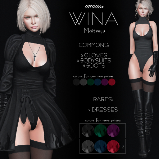 amias - WINA gloves green - !REZ ME!