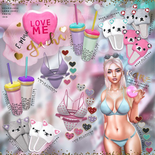 e.marie // Love Me Lingerie - Solid Fatpack RARE {Lara Exp} MAITREYA