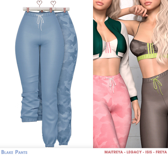 .Safira. Blake Pant Cielo