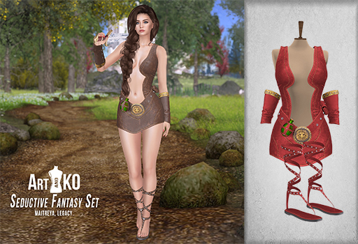 Art&Ko - Seductive Fantasy Set - Red