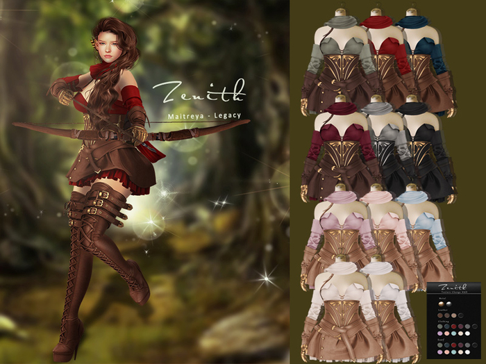 =Zenith=Elf Ranger Armor  (ALL) Maitreya/Legacy