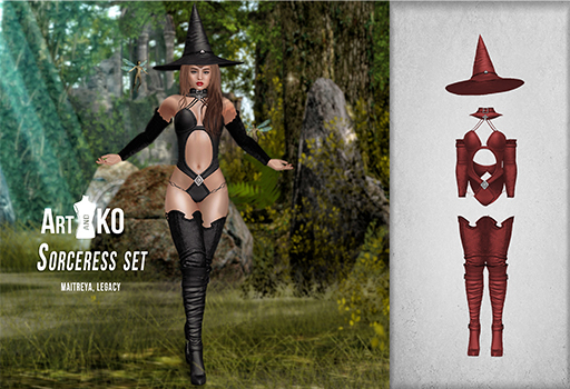 Art&KO - Sorceress set - Red