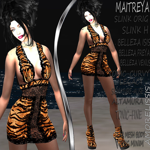 DRESS- TIGRA:BOOTS