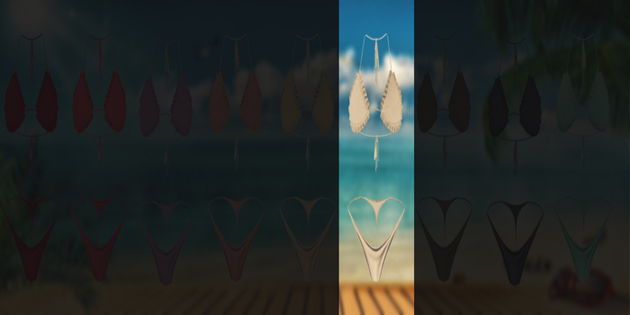 :Essence:Pool party bikini/ WHITE