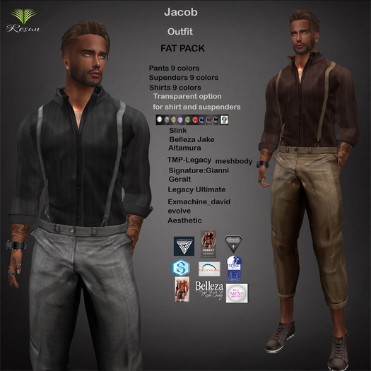 Res_Jacob Outfit Fat Pack