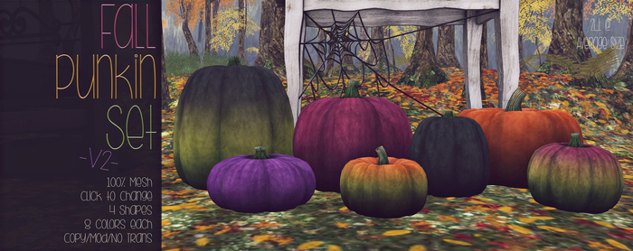 [QE] Home Collection -Fall Punkin Set v2-