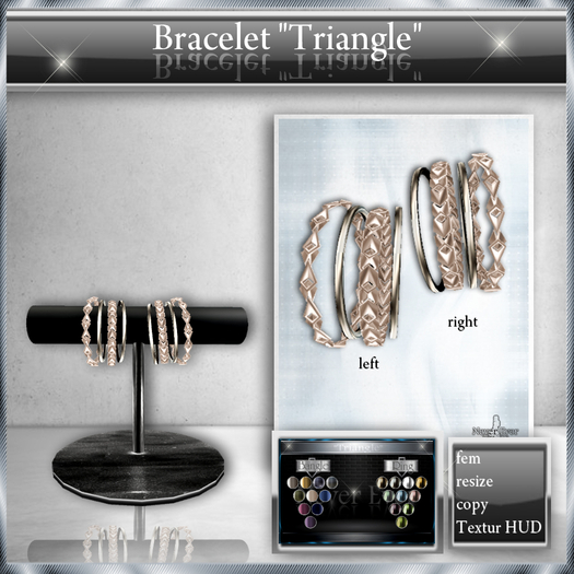 !! NE! Bracelet "Triangle"  