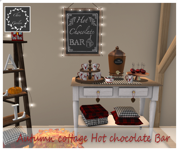 Autumn cottage Hot chocolate Bar