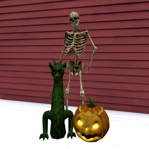 Skeleton with Dragon