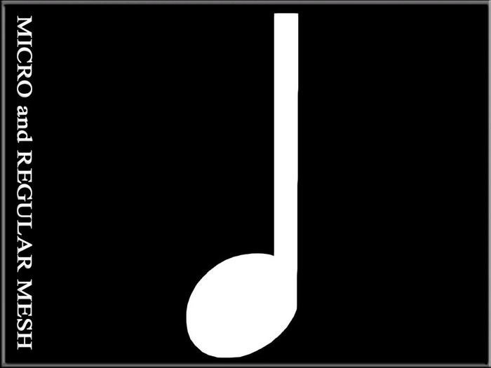 T-3D Creations [ Quarter Note ] Micro and Regular Mesh - Full Perm