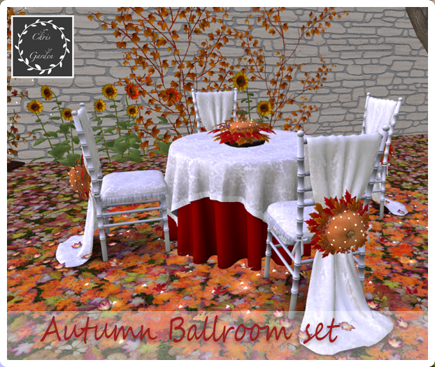 Ballroom set Autumn fall