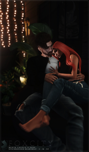 FOXCITY. Bento Couple's Pose - Sync. Heartbeat (HUD. Wear me)