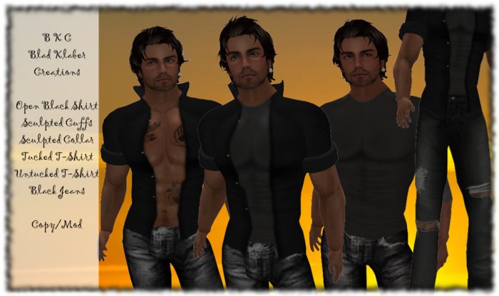 BKC Rocker Shirt Outfit Black